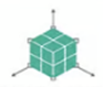 3D Cube with Arrows
